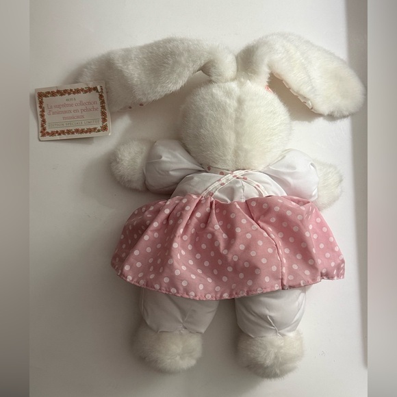 Adorable Pink Polka Dot Bunny Plush Toy Approx 17 Inches - Picture 6 of 16